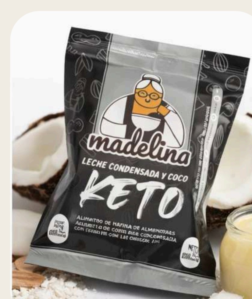 Pouch keto Madelina de leche condensada y coco
