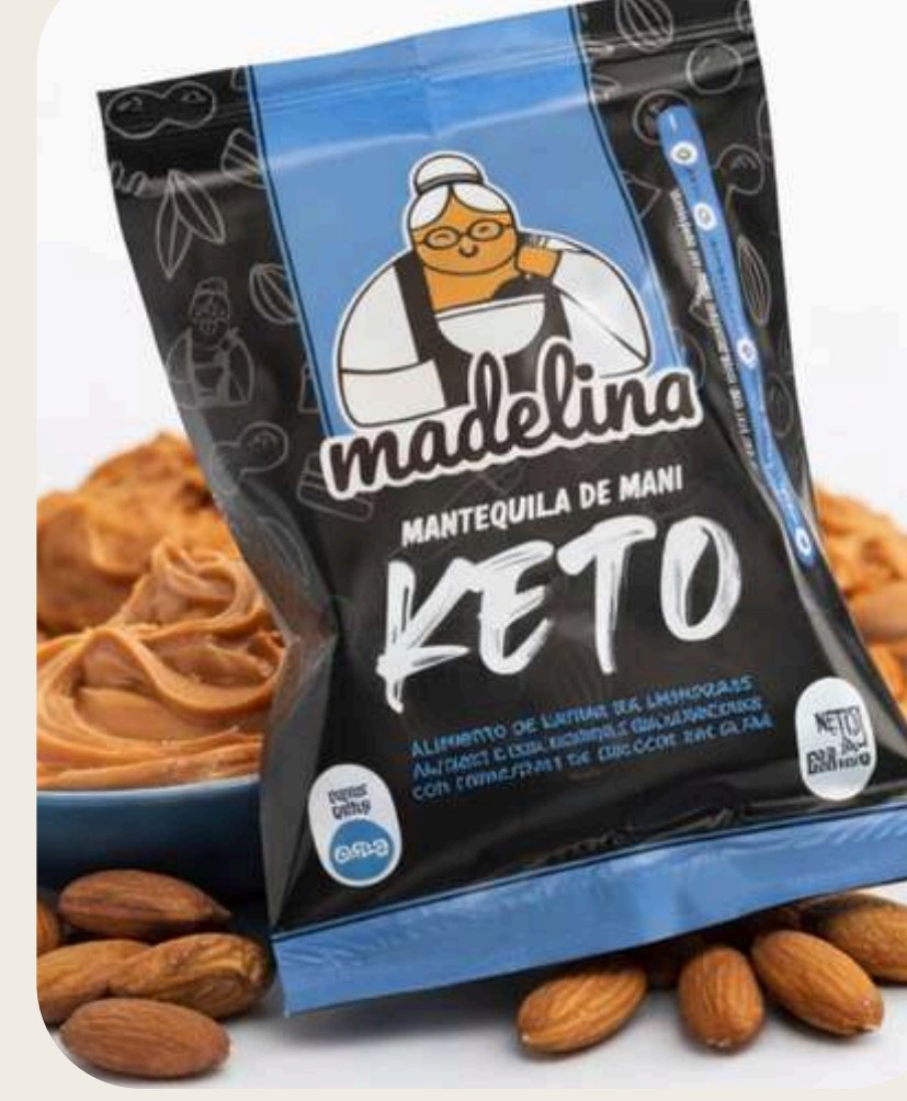 Pouch keto Madelina de mantequilla de maní