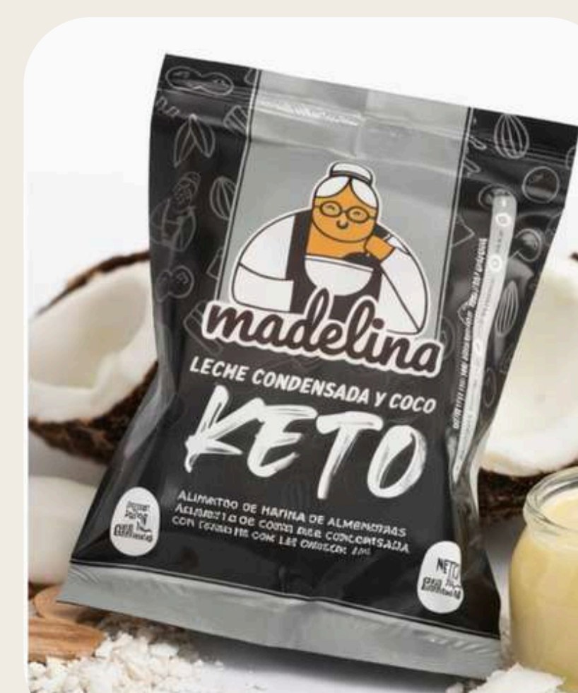Pouch keto Madelina de leche condensada y coco